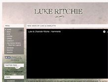 Tablet Screenshot of lukeritchie.co.uk